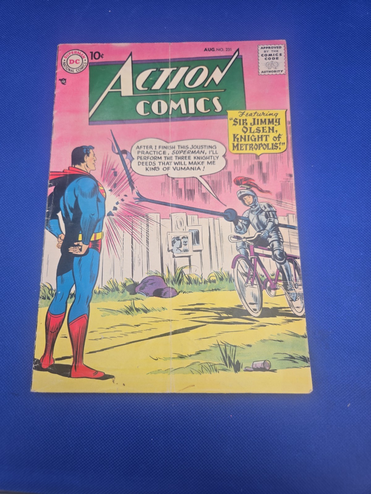 ACTION COMICS #231, AUG. 1957, 1ST SERIES, SUPERMAN, Low Grade. Cm16