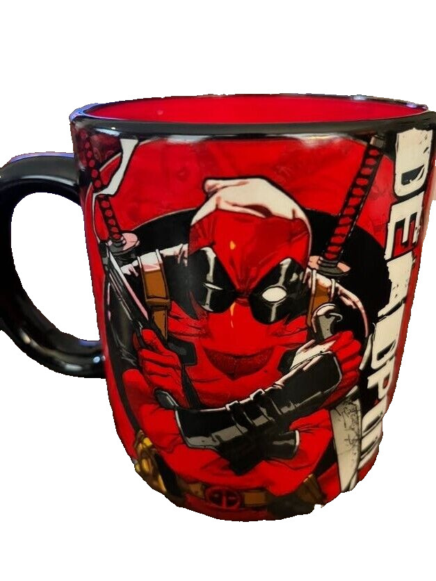 Deadpool Spinner Mug 20 Oz. Ceramic (Hand Wash Only) Collectible Fidget