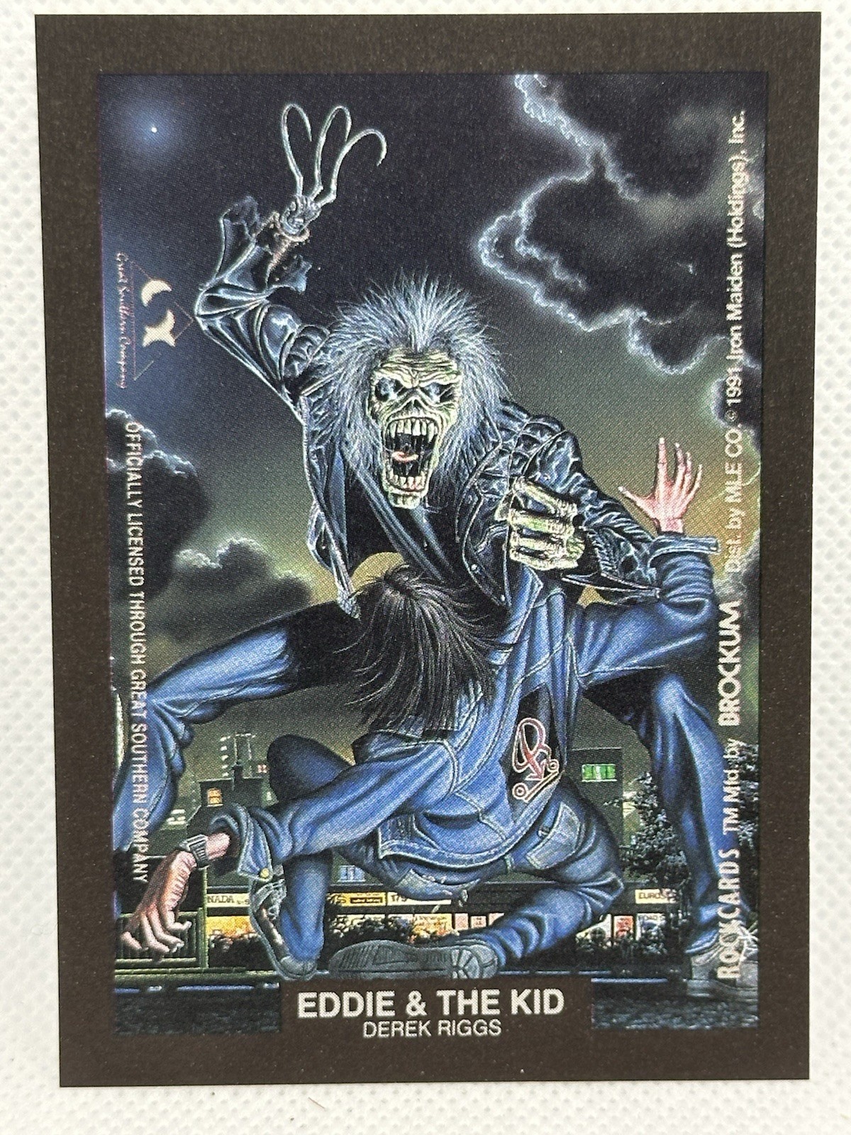 1991 BROCKUM ROCK CARDS COMPLETE INSERT SET OF 18 ART STICKERS PACK FRESH!🔥