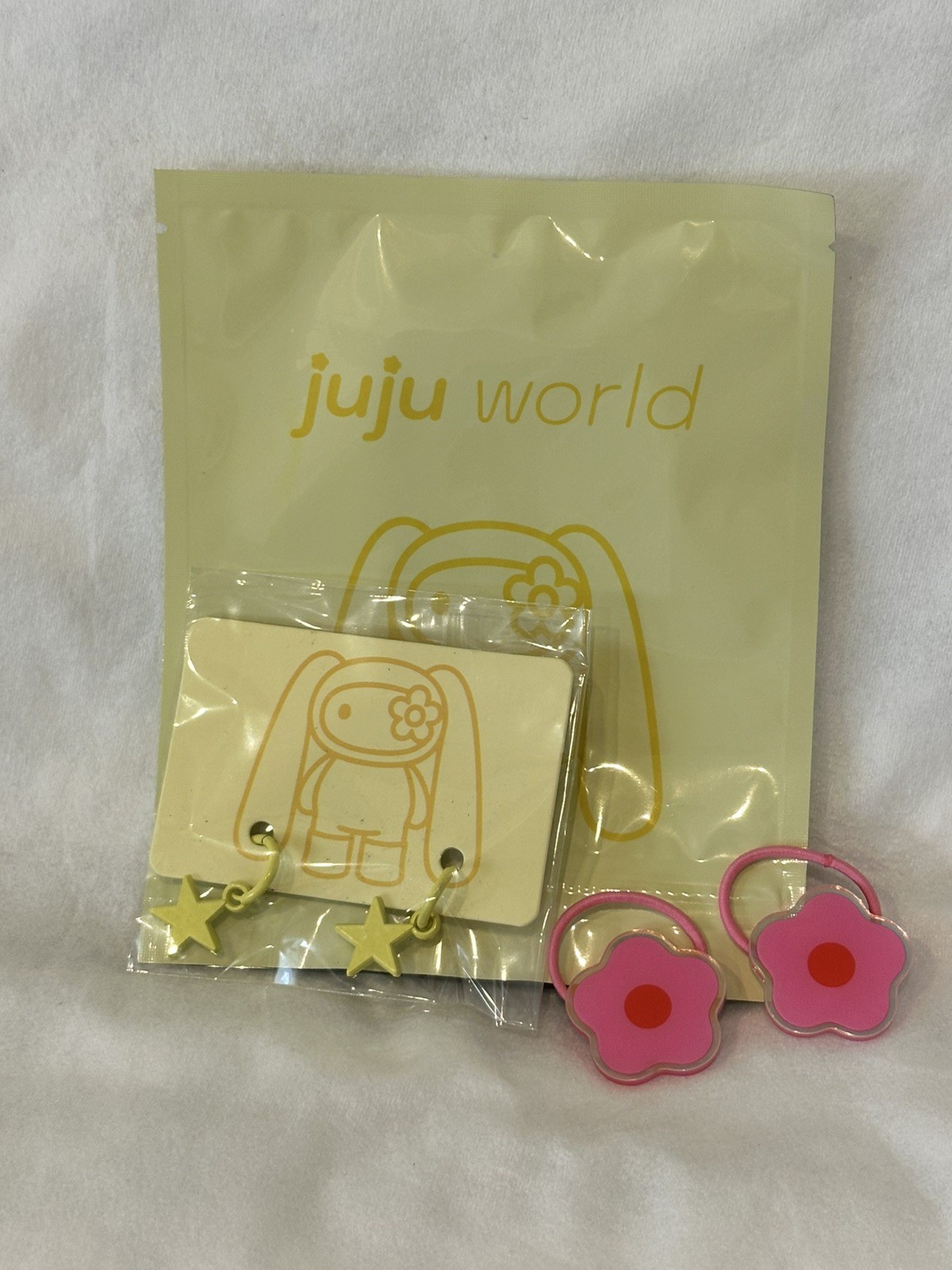 Juju World juju earrings and hair/ear ties – Mystery Bag