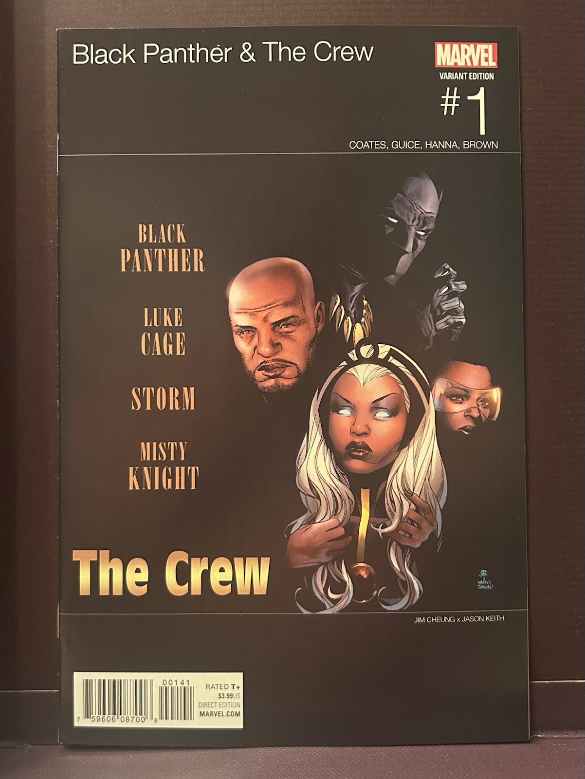 BLACK PANTHER & THE CREW #1 Marvel Hip Hop Variant Cover by Jim Cheung NM