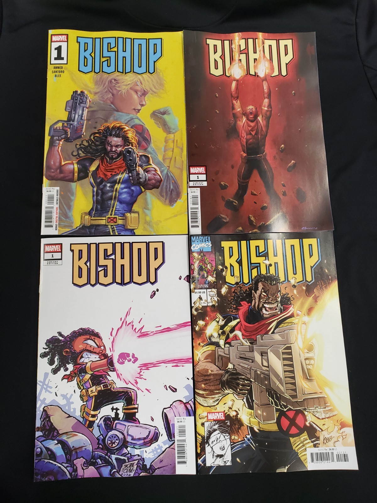 Bishop #1 Variant Cover A B C D Set Young Andrews De Tommaso Marvel 2026