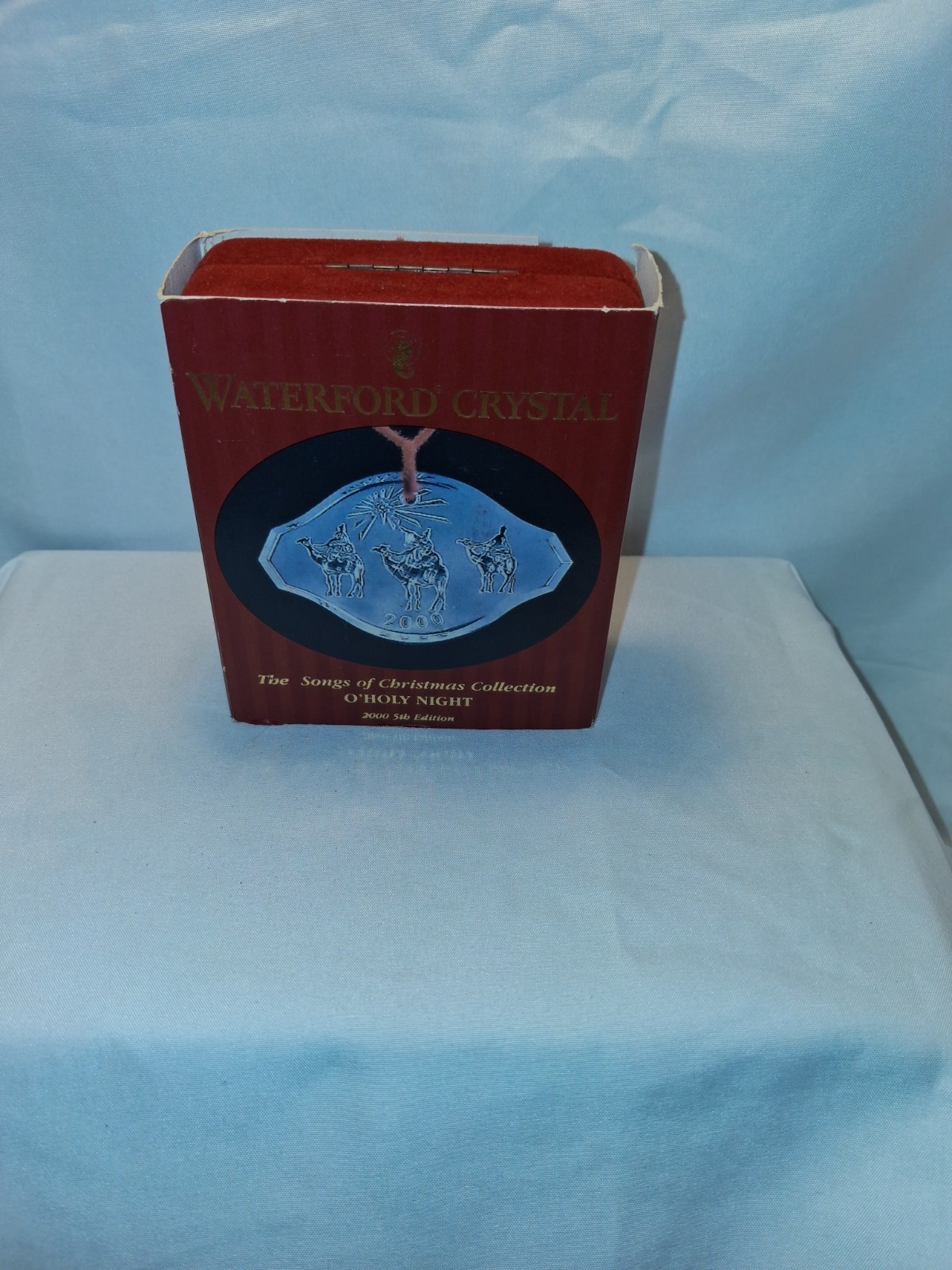 Waterford Crystal 12 days of christmas ornaments 2000 “Oh Holy Night”