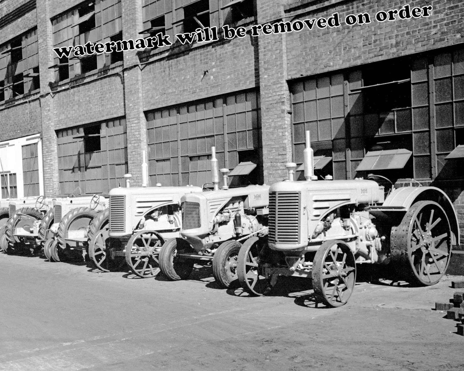 Moline Tractors at the Minneapolis Minnesota Factory Year 1939 8×10 Photo