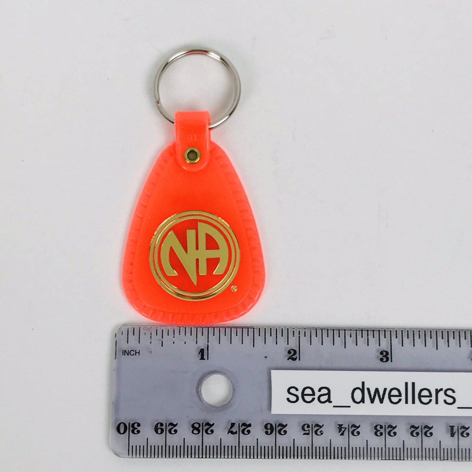 NARCOTICS ANONYMOUS NA KEY TAG Orange 30 Days Recovery 12 Piece English