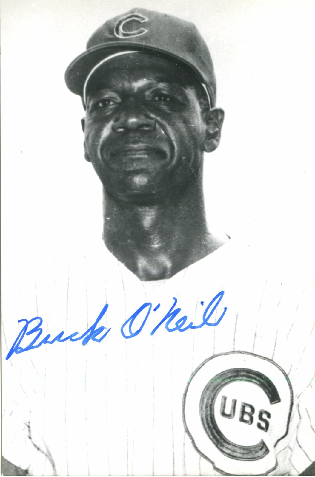 BUCK O’NEIL Negro American League Kansas City Monarchs AUTOGRAPHED PHOTO