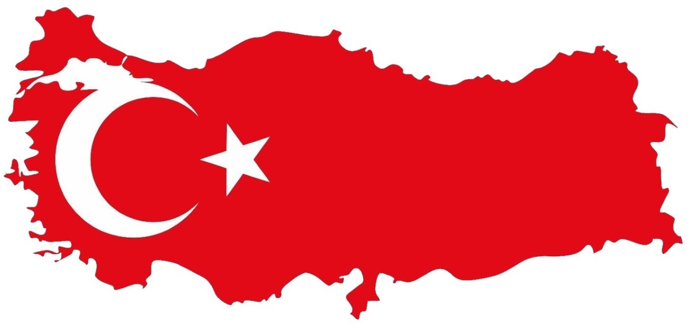 TURKEY TURKISH MAP FLAG BUMPER STICKER HARD HAT STICKER HELMET STICKER LAPTOP