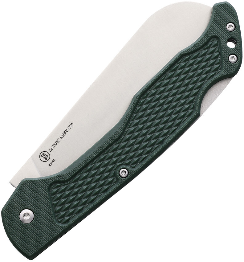 Ontario Camp Plus Bread Lockback Green GFN Folding Pocket Knife 4310TC
