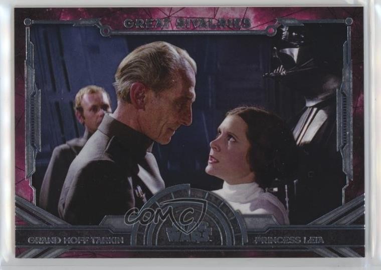 2016 Topps Star Wars Masterwork Grand Moff Tarkin Princess Leia Organa 0mh4