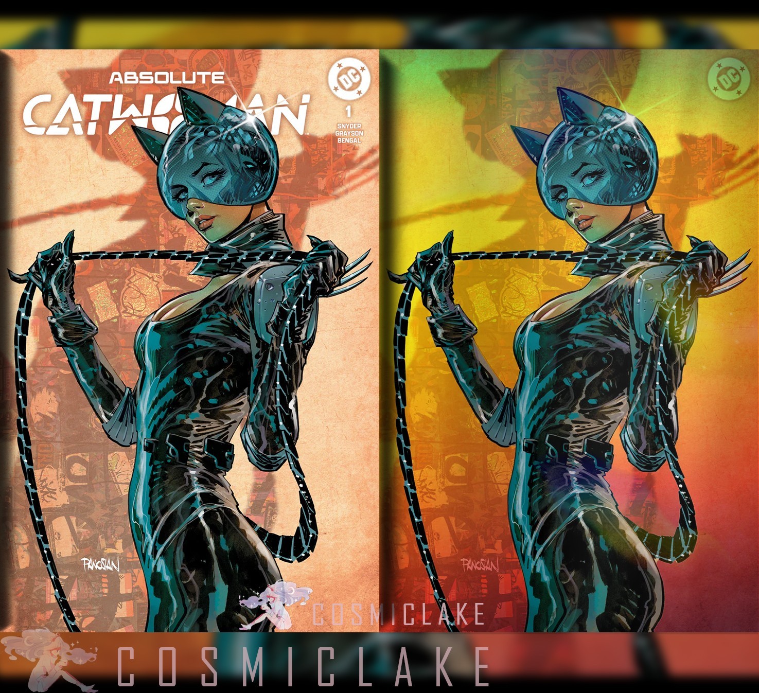 ABSOLUTE CATWOMAN #1 PANOSIAN SPOT FOIL VIRGIN VARIANT SET LE 1K PREORDER 6/10 ☪