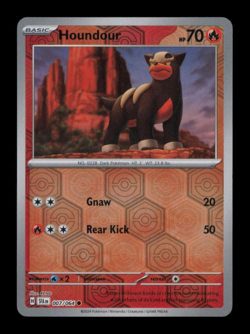 REVERSE HOLO HOUNDOUR COMMON 007/064 NM POKEMON