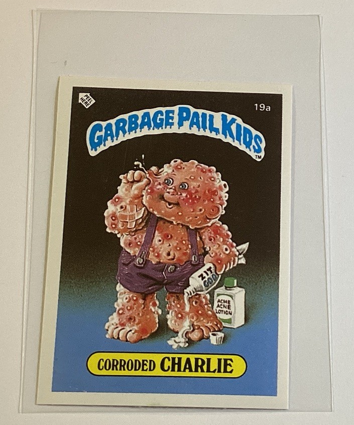 MINI 1985 Topps Garbage Pail Kids 1st Series 1 Matte – CORRODED CHARLIE 19a