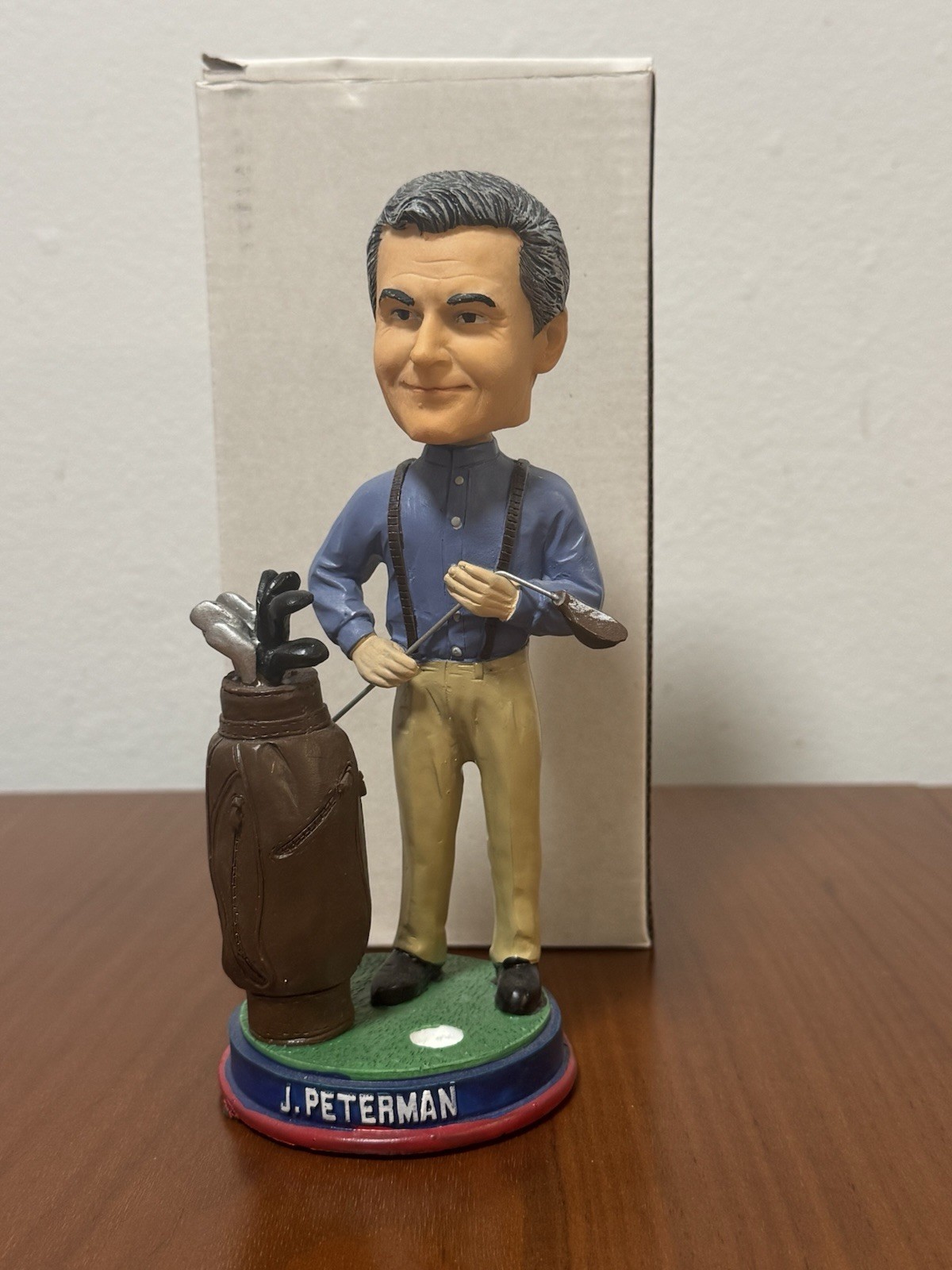 Brooklyn Cyclones J PETERMAN BOBBLEHEAD Seinfeld SGA Golf VERY RARE 2016
