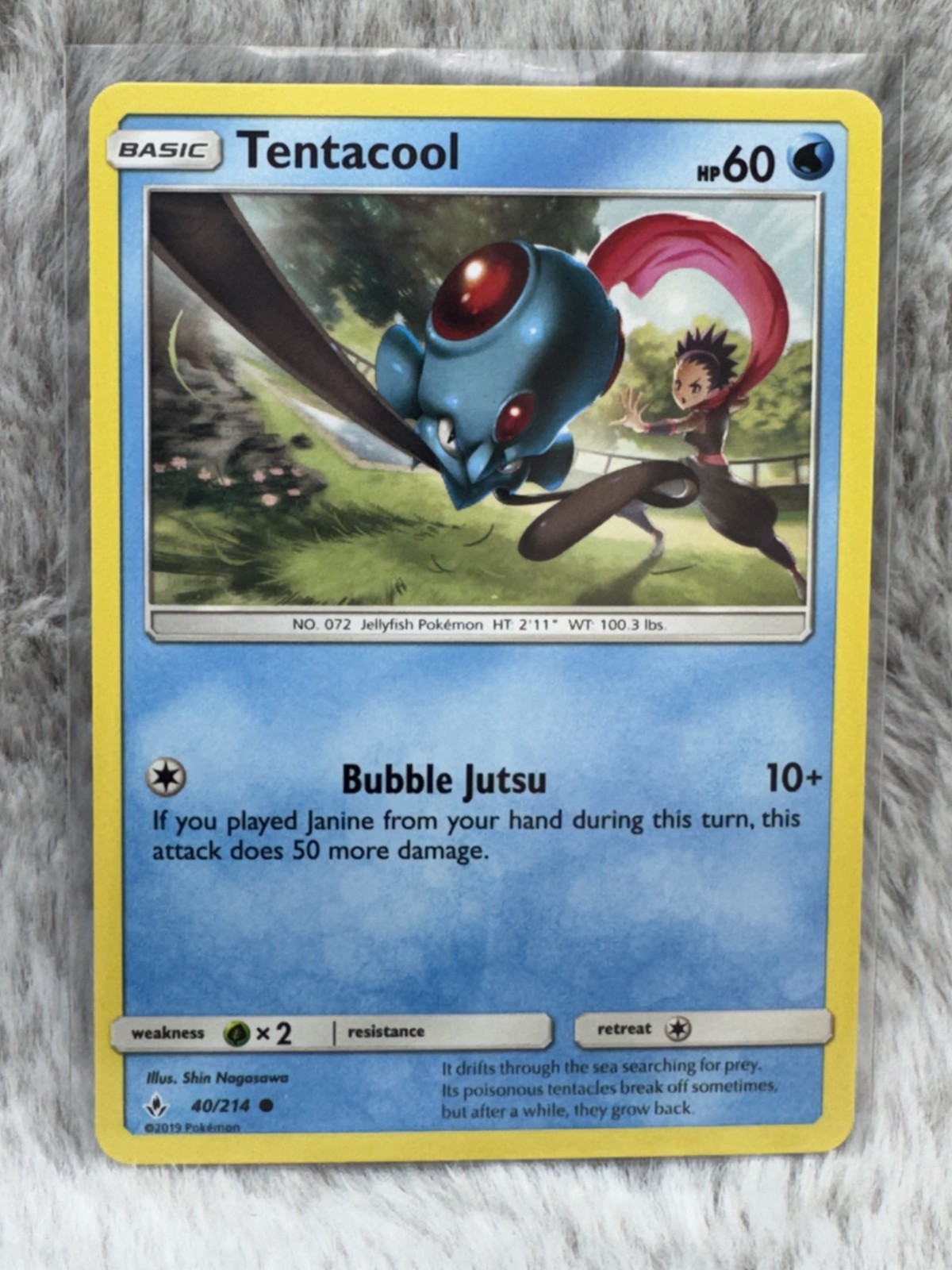 Pokemon Sun & Moon: Unbroken Bonds Tentacool #40/214
