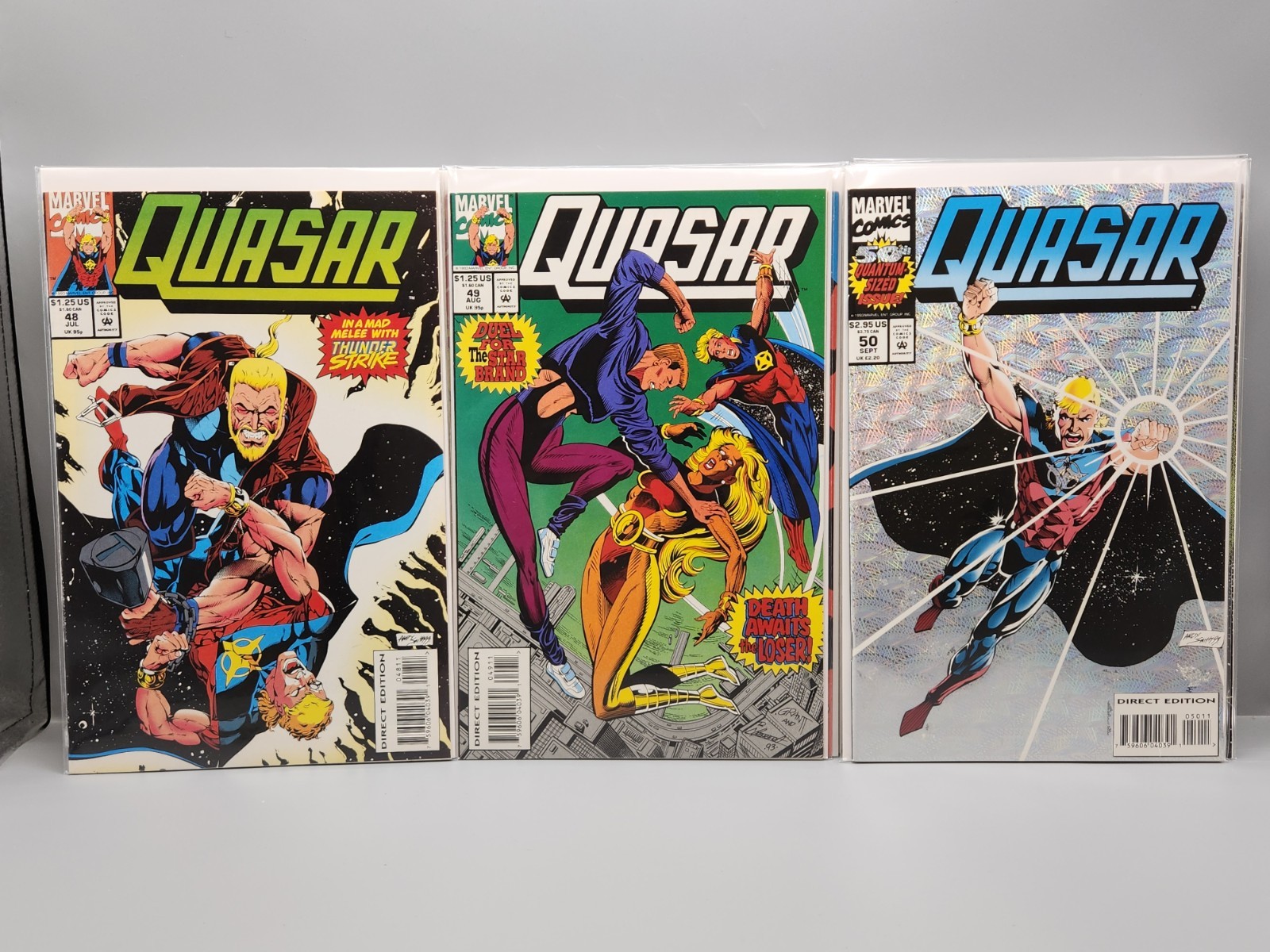Quasar #1-60 Incomplete Lot Of 48 Marvel Comics 1989/Free Shipping