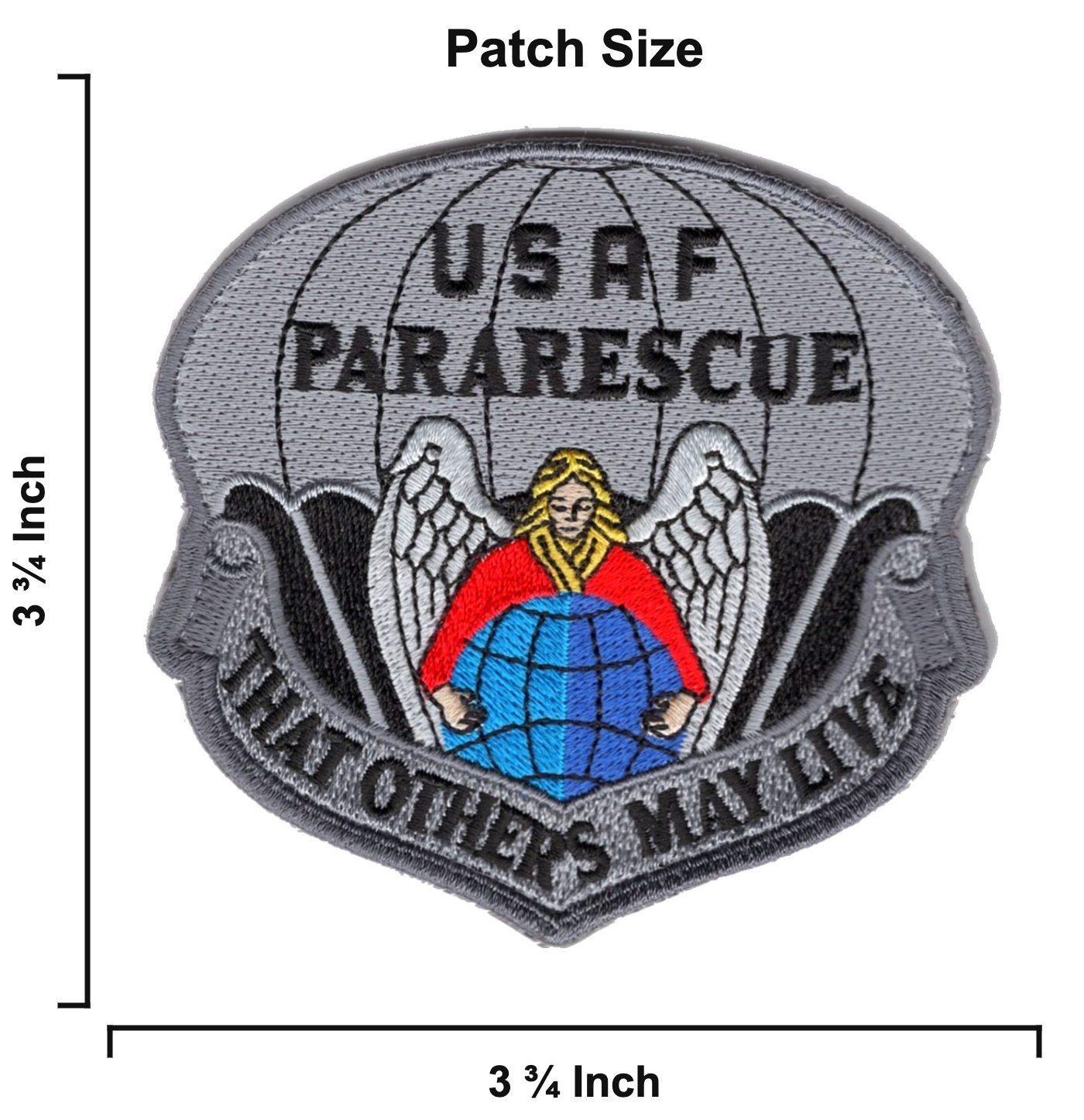 Pararescue Jumper Patch So Others May Live Hook and Loop Version