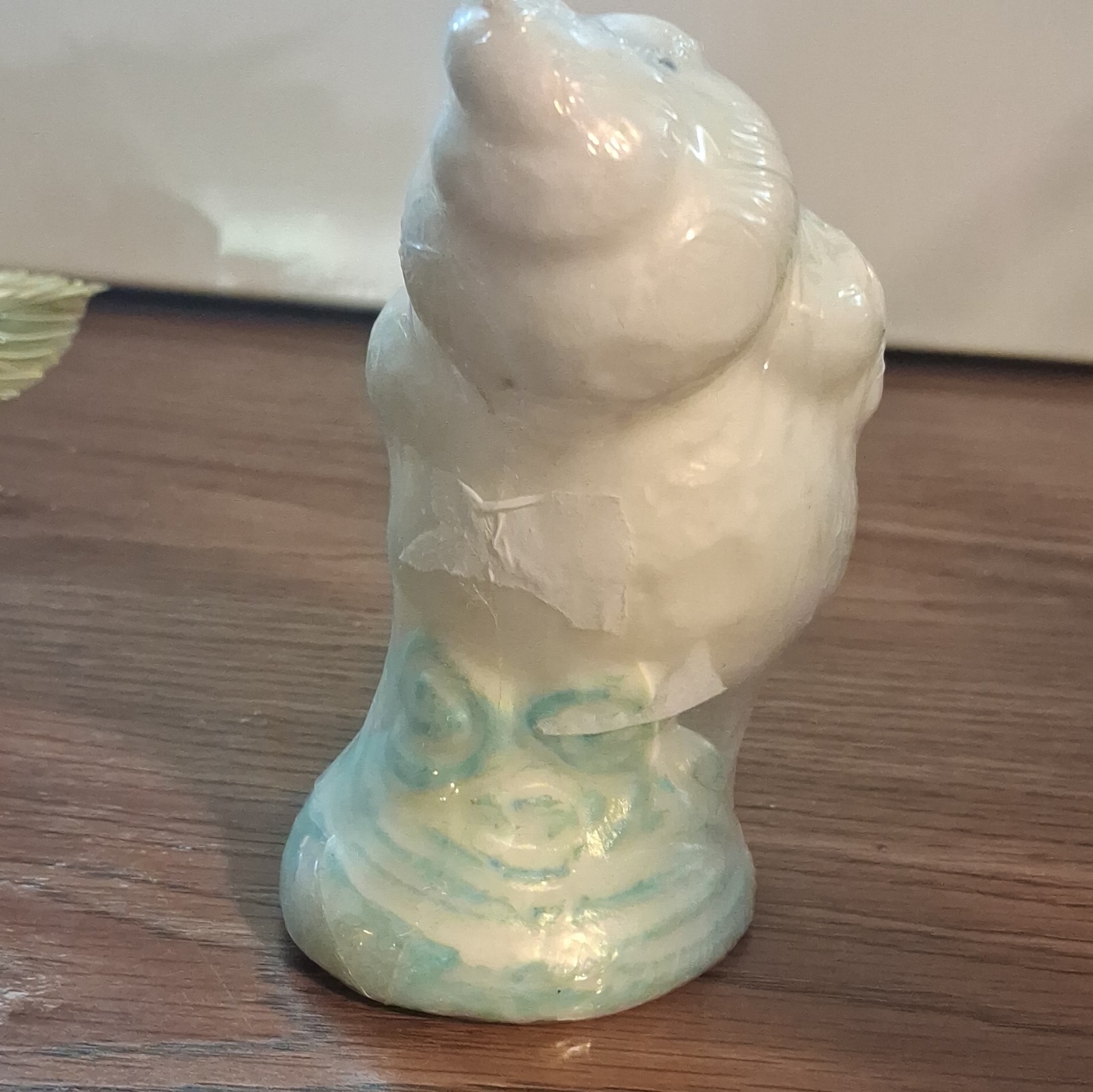 Vintage Ghost Holding Jack-O-Lantern Pumpkin Max Candle Figurine