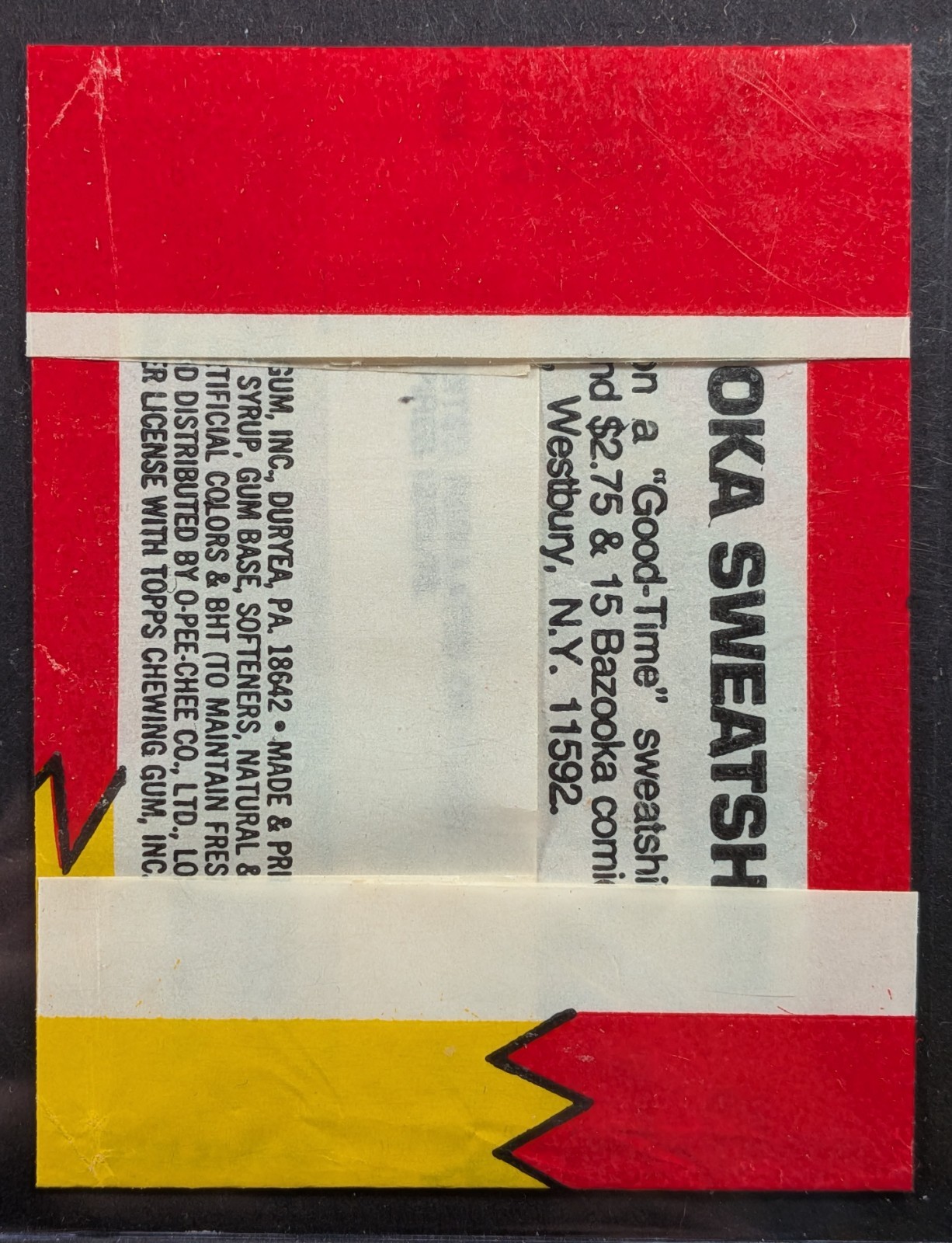Happy Days 1976 EMPTY Topps Wrapper