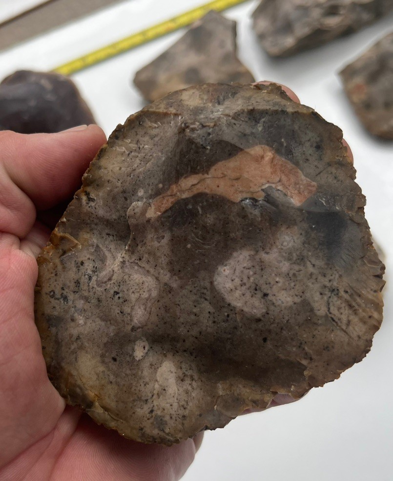 Extremely RARE! Heat Treated TX Edwards Flint Spalls Root Beer/Pink Bubble Gum !