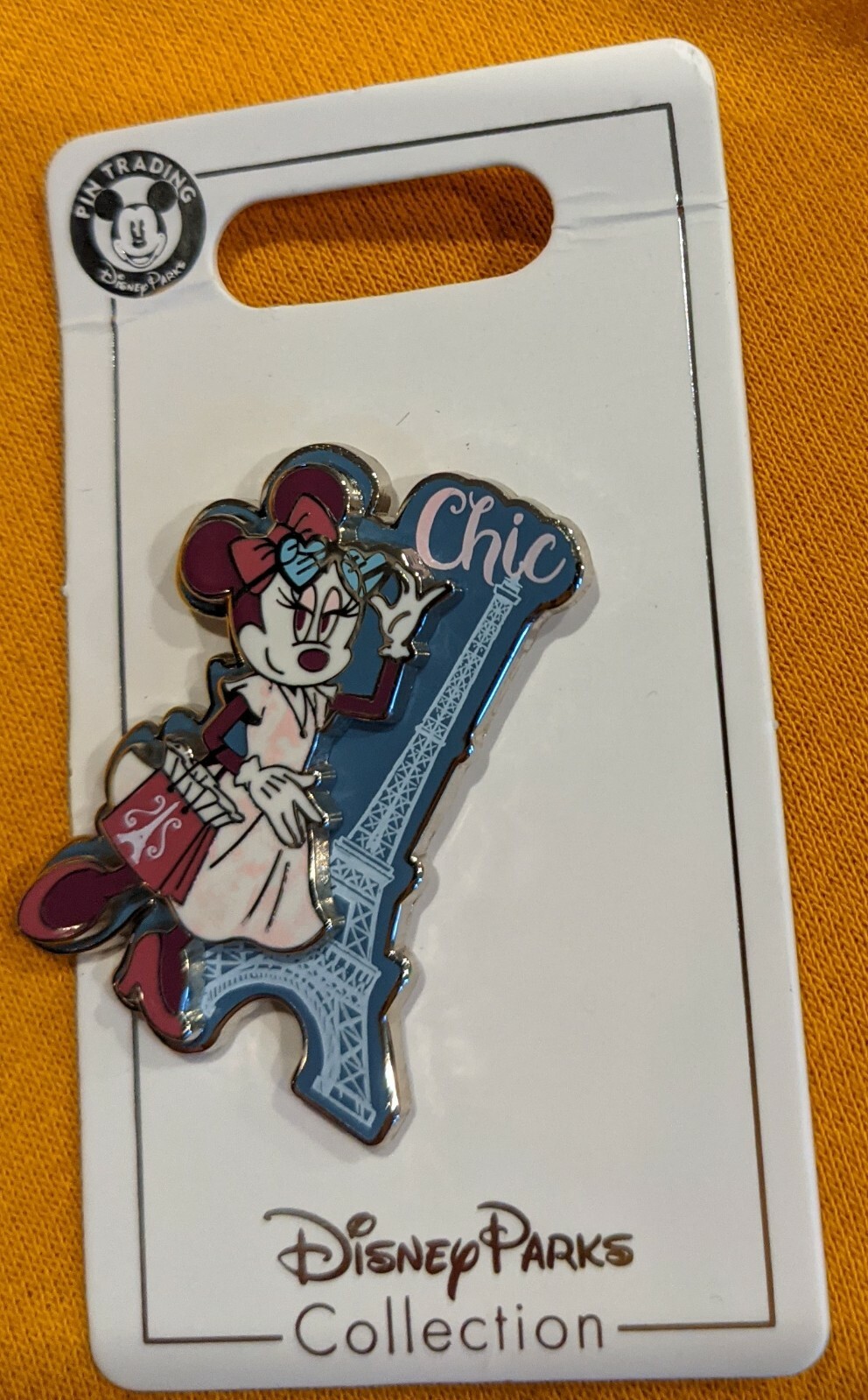 Disney Pin 2021 Epcot World Showcase France Minnie Mouse Chic Paris Eiffel Tower