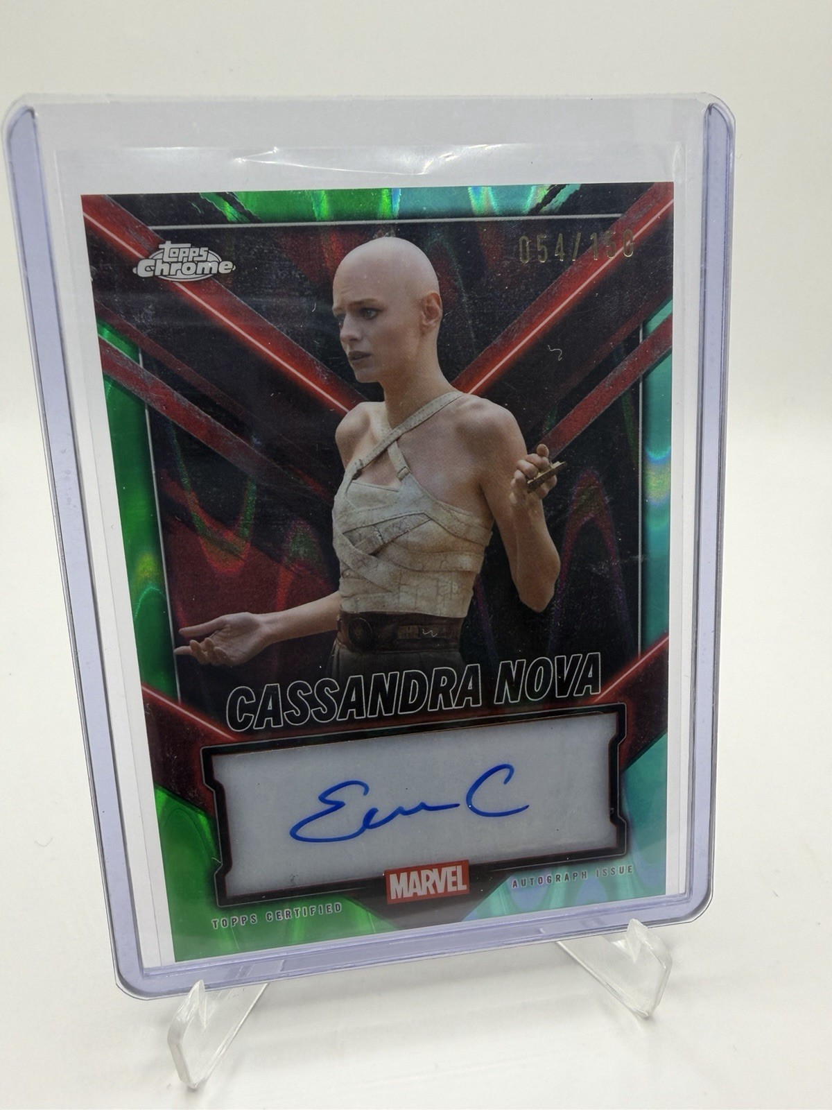 Topps Deadpool Chrome Cassandra Nova Auto /150