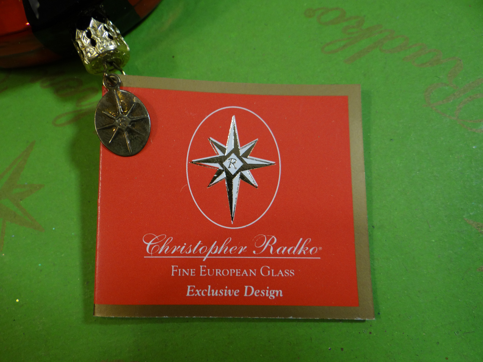 Christopher Radko Las Vegas On The Roll Glass Ornament