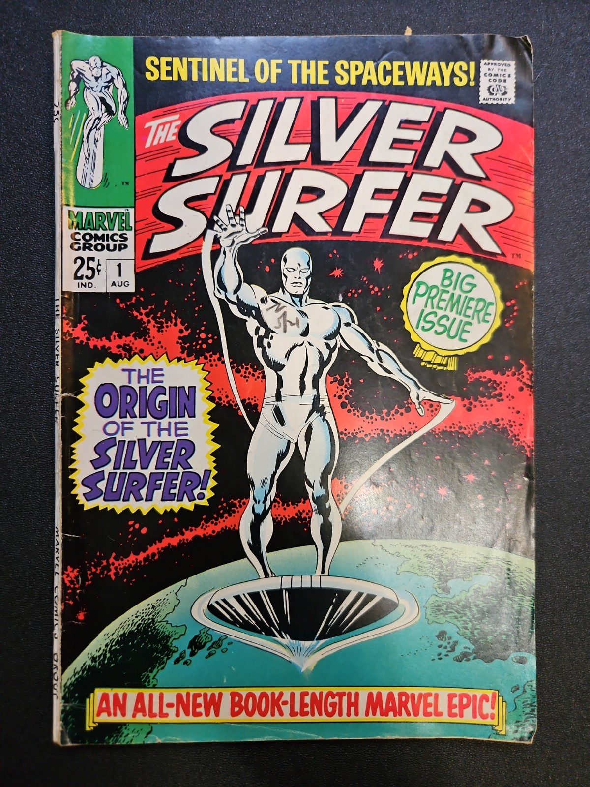 Silver Surfer #1 1st Ongoing Solo Series And Origin Marvel 1968 – Low Grade-READ