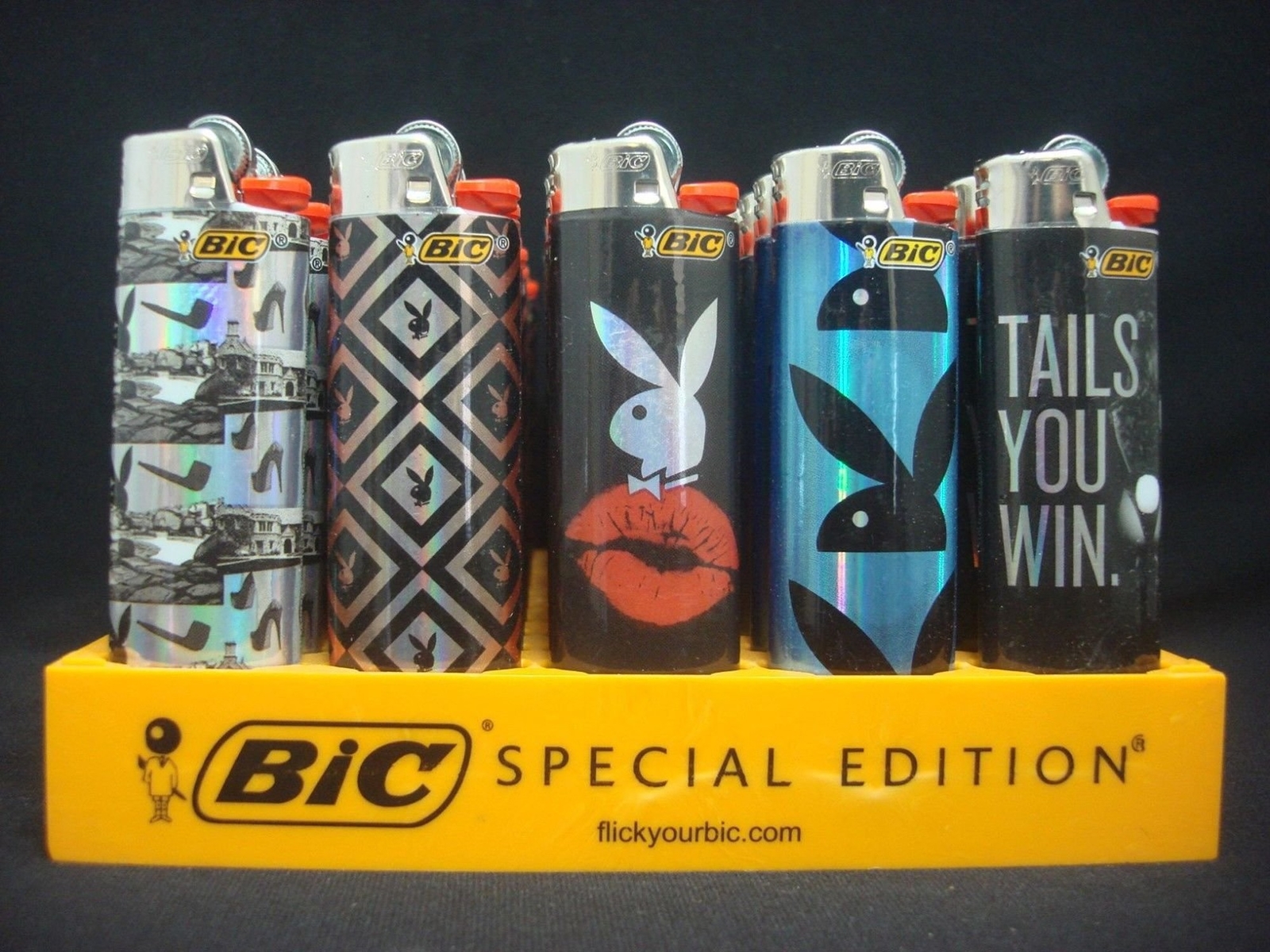Bic Full Size Lighters Special Playboy Series – 5 Pack