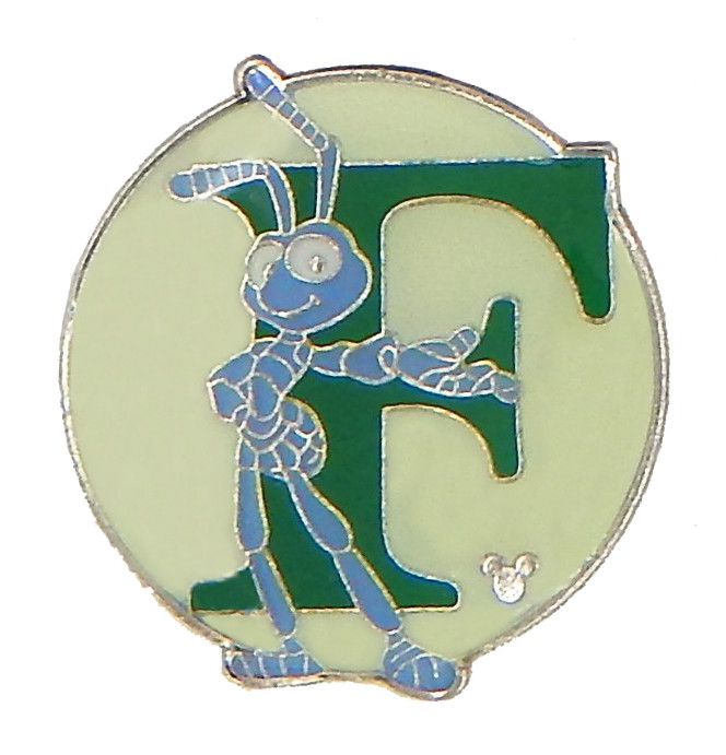 A Bug’s Life Flik F Alphabet Character Collection Individual Disney Trading Pin