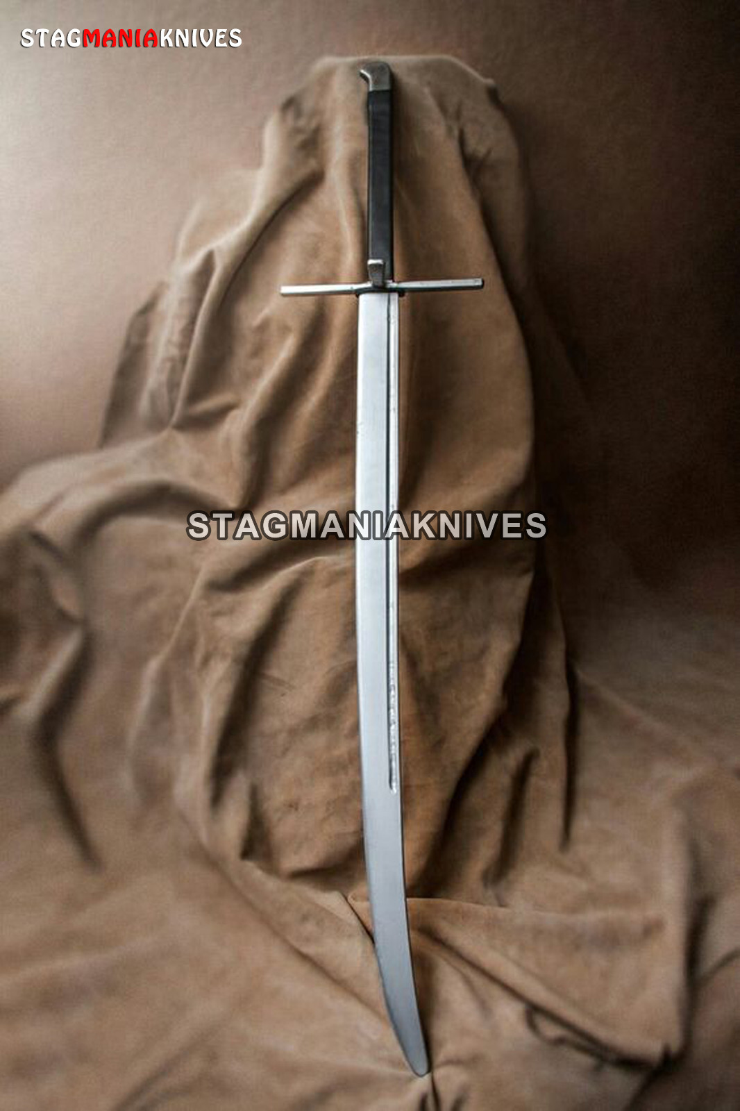 31”Custom Hand Forged J2 Steel Battle Ready Hunting Falchion Sword Messer Sword