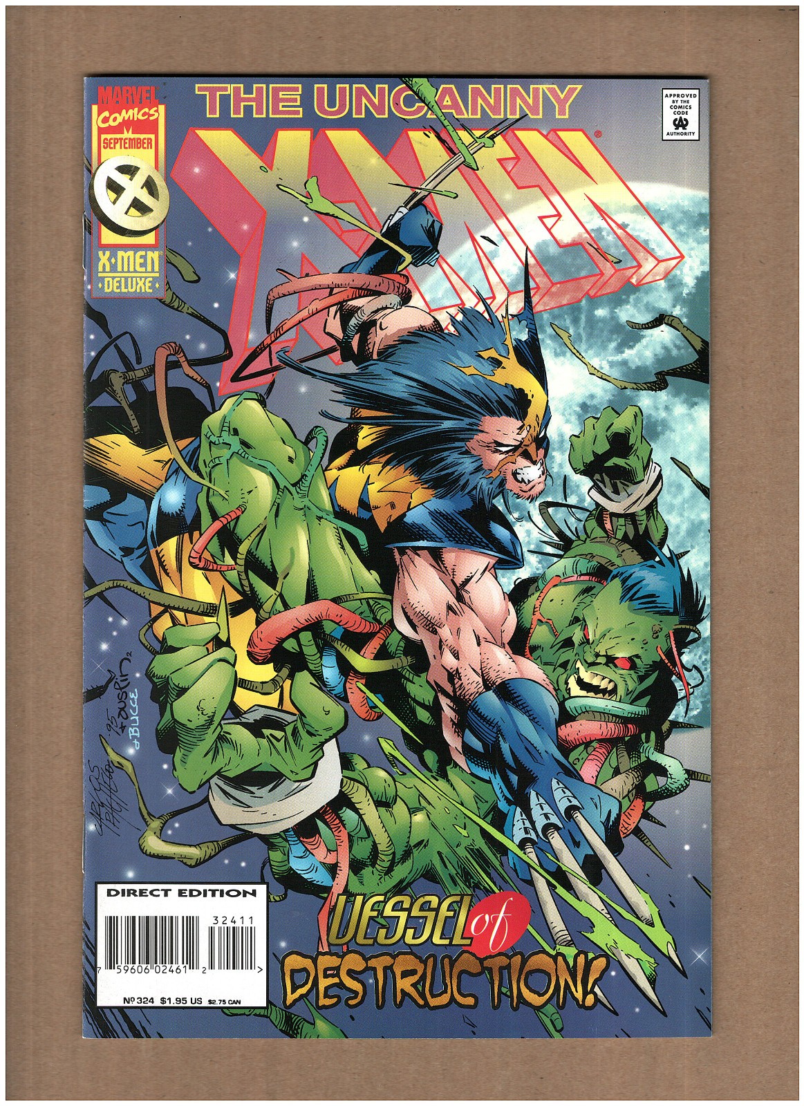 Uncanny X-Men #324 Marvel Comics 1995 WOLVERINE CANNONBALL STORM VF/NM 9.0