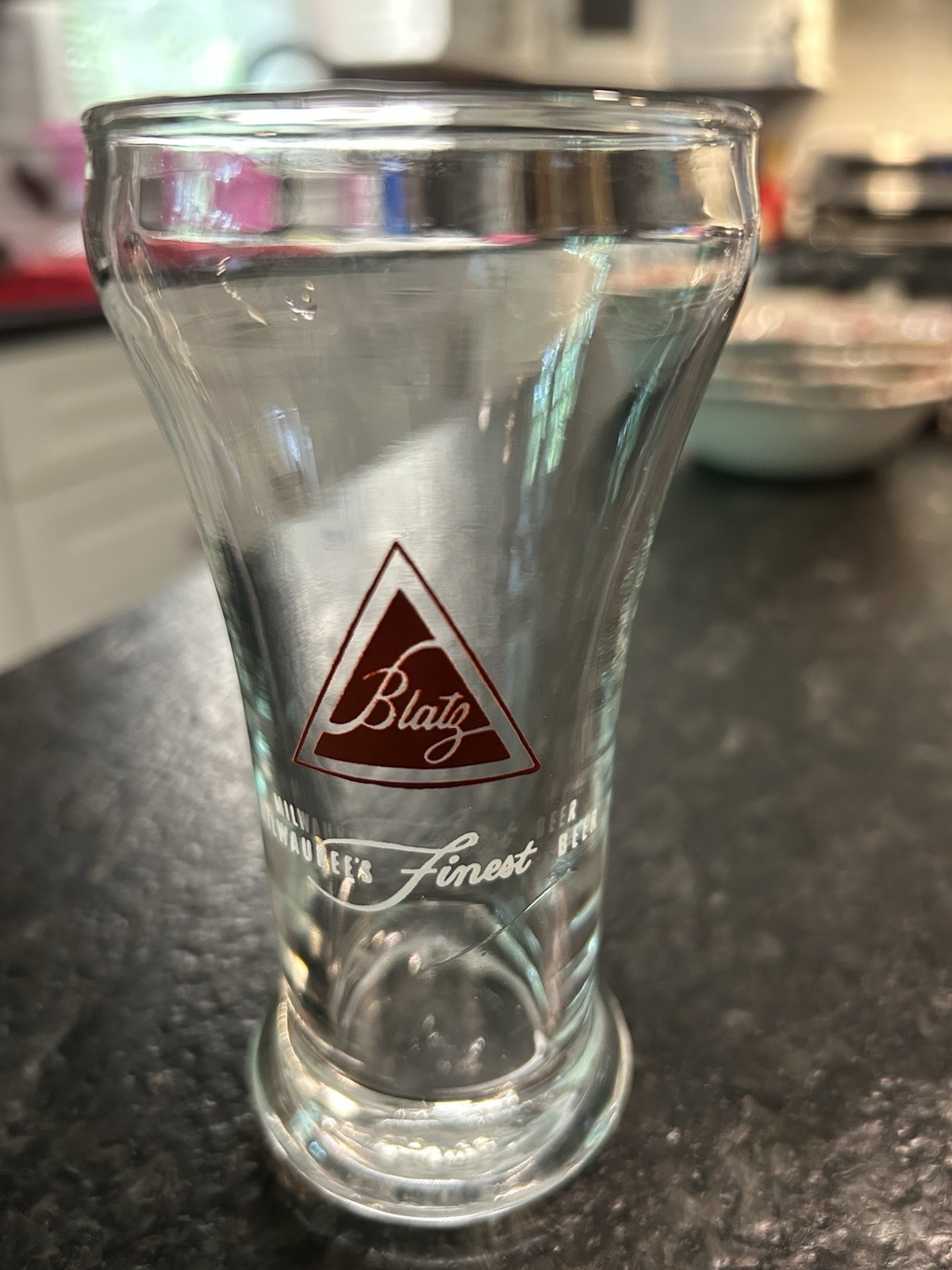 Vintage Blatz Beer Glass 5 1/2 Inch High
