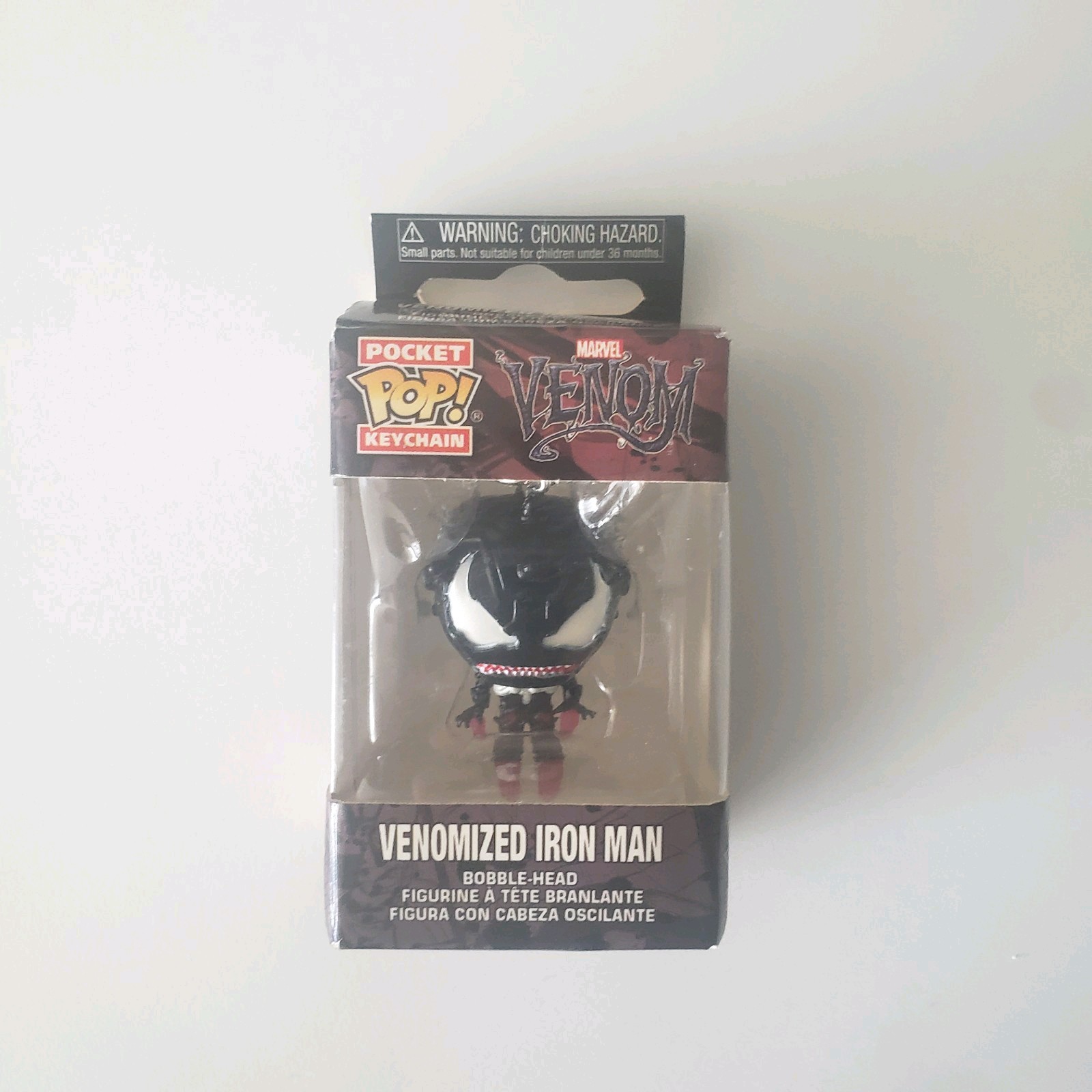 Funko Pocket Pop Vinyl Figure Keychain VENOMIZED Iron Man Bobble Head NIB