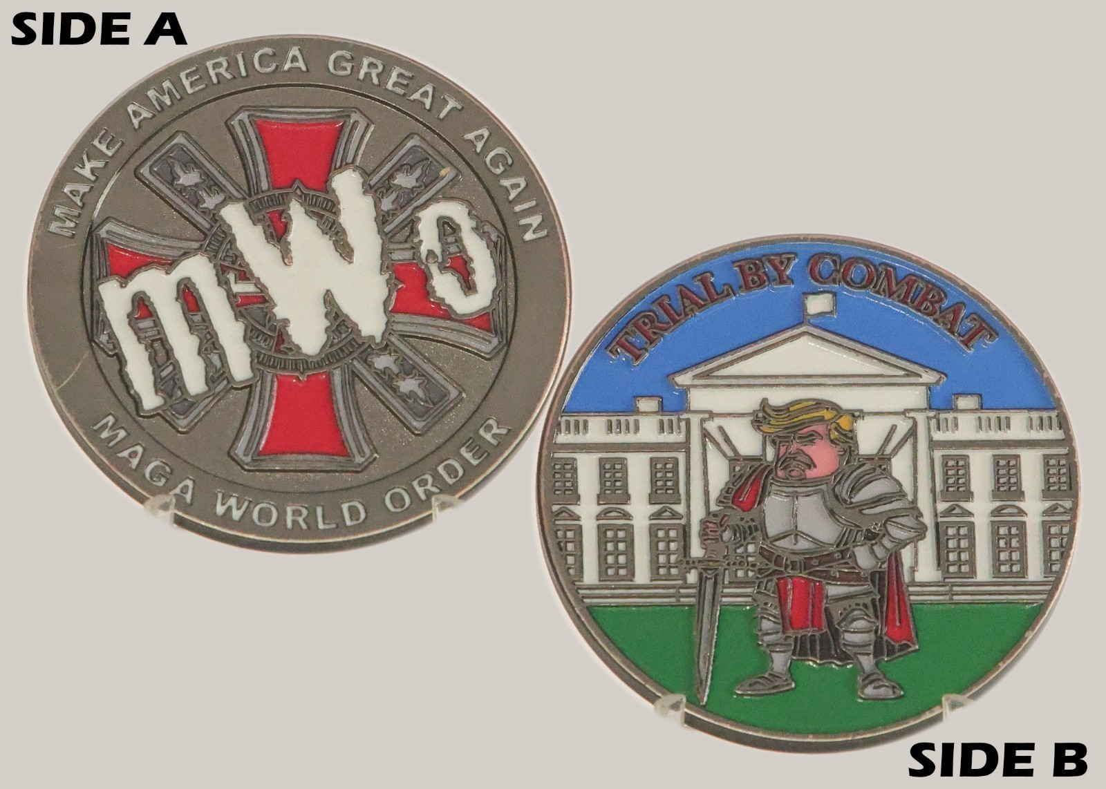 MAGA World Order MWO Commemorative Challenge Coin 3#C