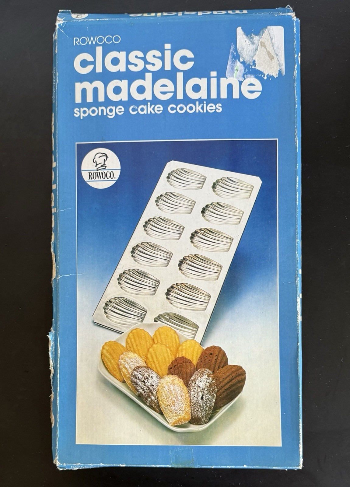 Vintage Rowoco Wilton Madeleine 12 Seashell Cookie Mold with Original Box 1992