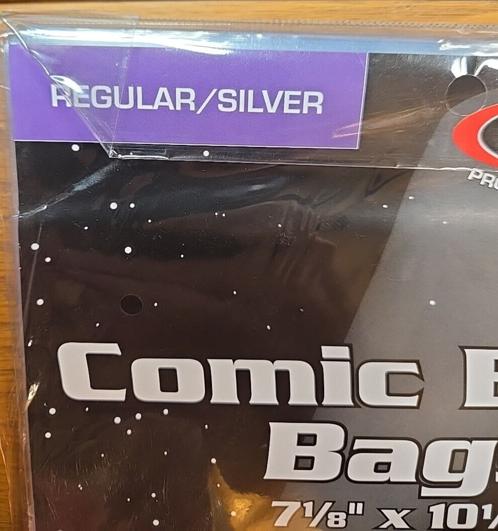 100 BCW Silver Age Comic Book Poly Bags Archival Safe 2 Mil