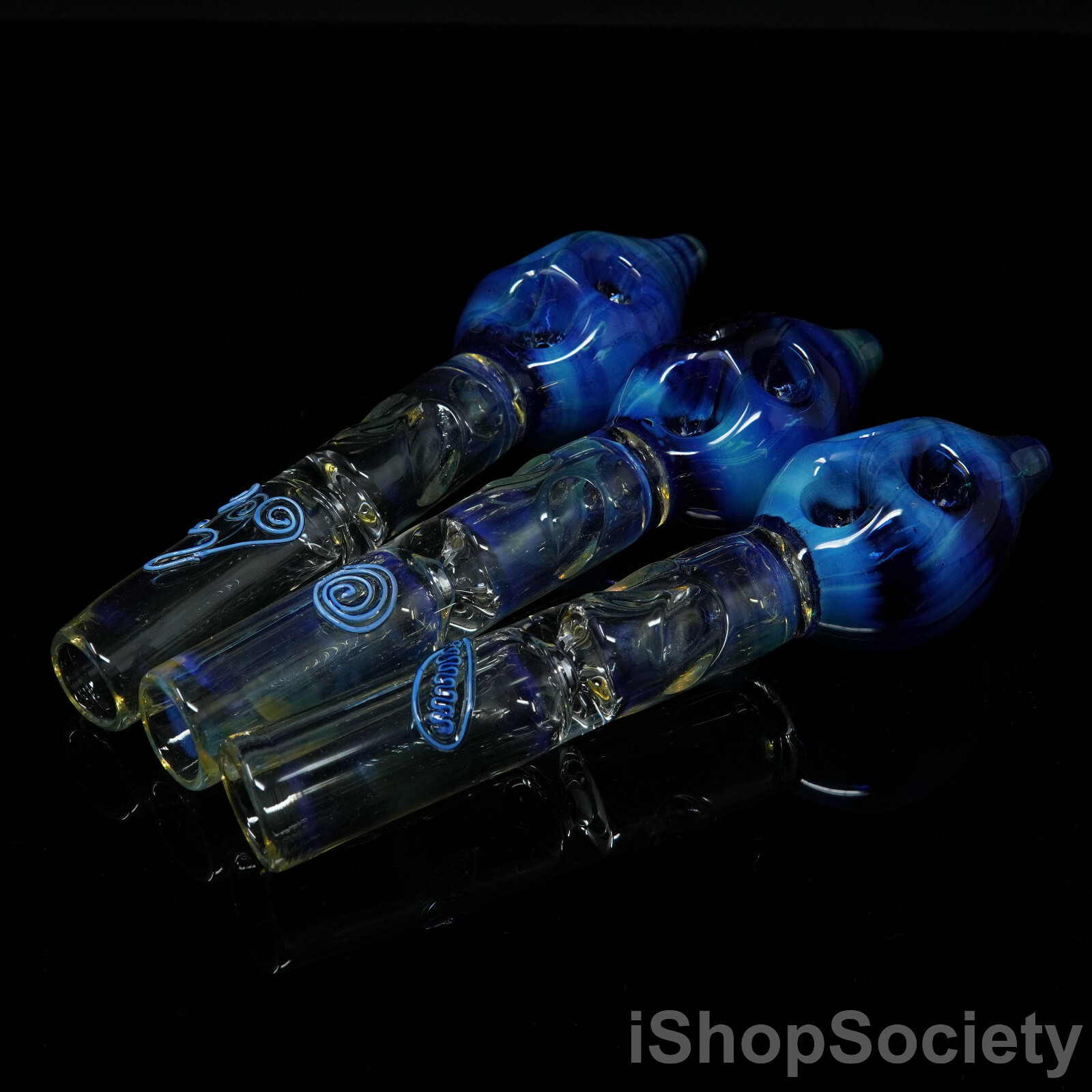 8″ Triple Bowl Steam Roller Tobacco Smoking Pipe Thick Collectible Pipes – P562