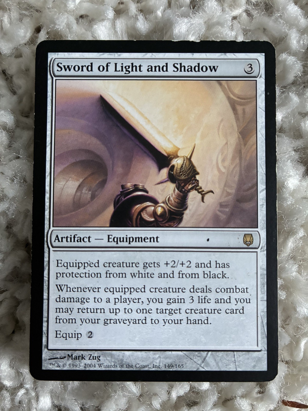 MTG Sword of Light and Shadow – Darksteel – Magic: The Gathering Light Play
