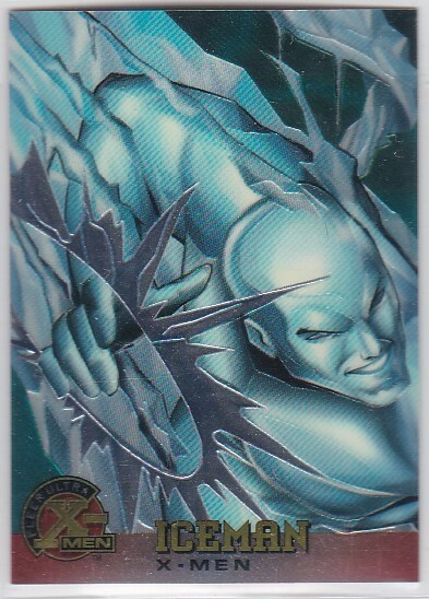 N) 1995 Fleer Ultra Marvel Trading Card X-Men Iceman #7