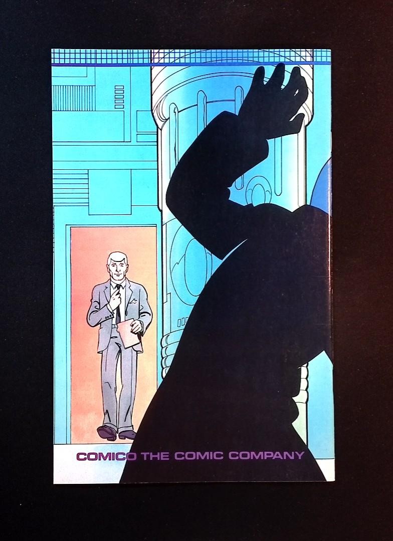 Jonny Quest #22 Comico 1987 William Messner-Loebs wrap around cover