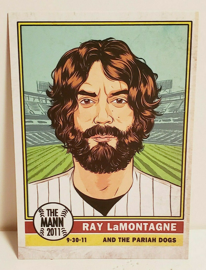 RAY LaMONTAGNE 2011 TOUR MANN MUSIC CENTER PHILADELPHIA CONCERT TRADING CARD