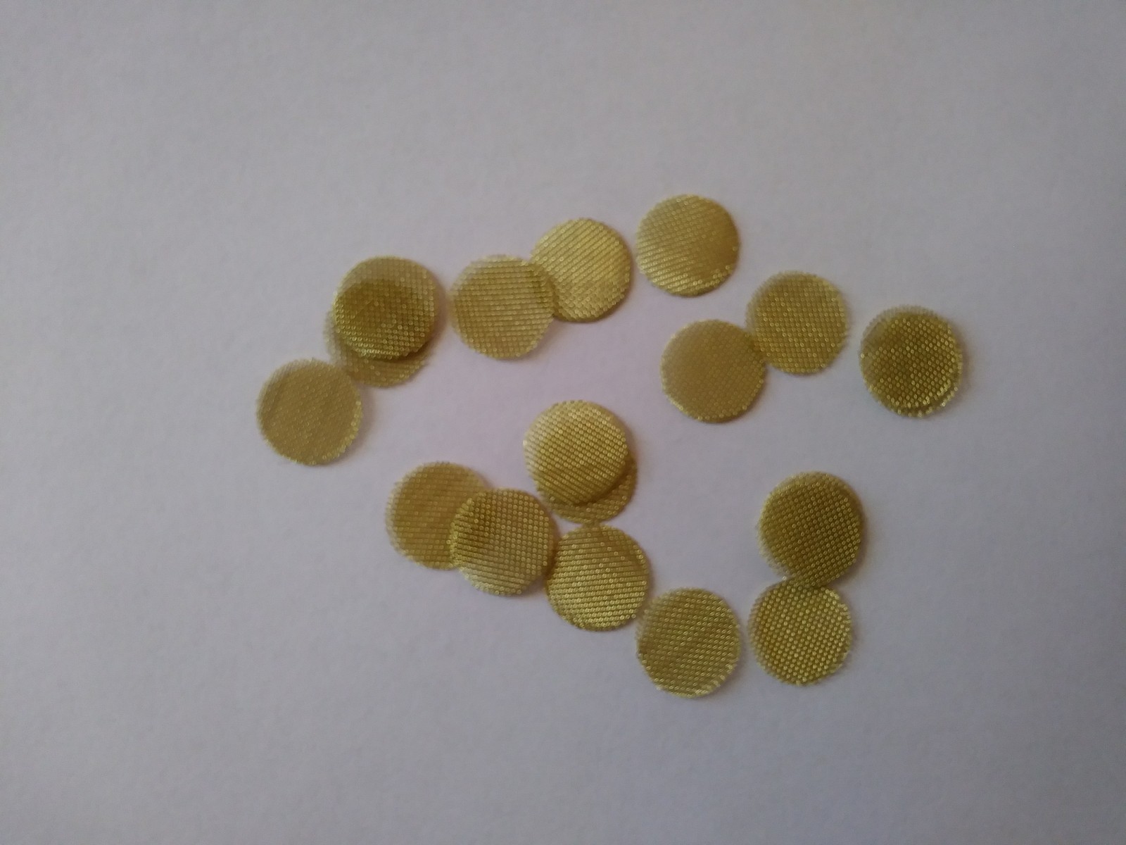 100 brass metal pipe screens 1/2 inch 12 mm heavy duty