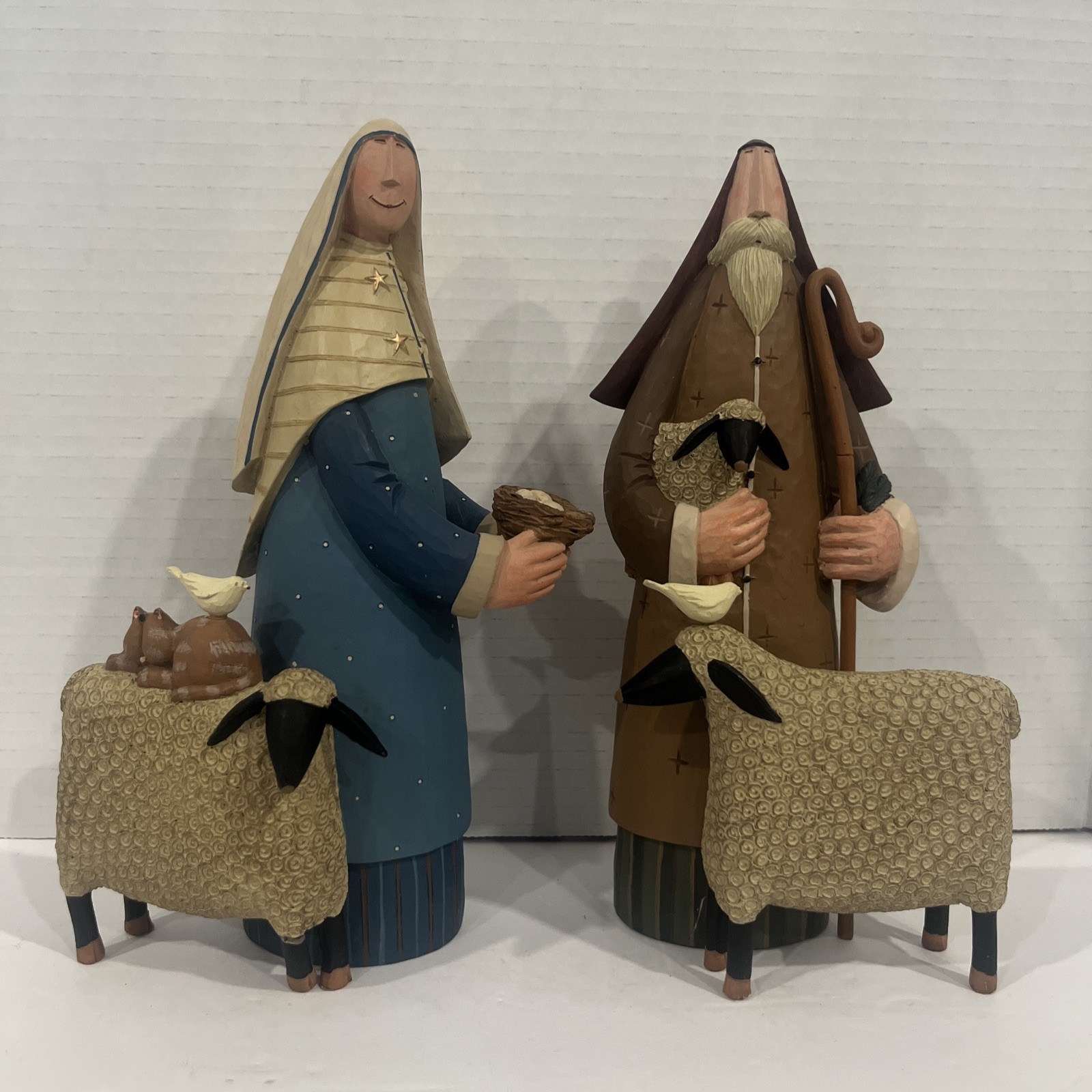 WILLIRAYE STUDIOS First Christmas NATIVITY 2 pc Set HTF Rare Ww2910 2011 Parts