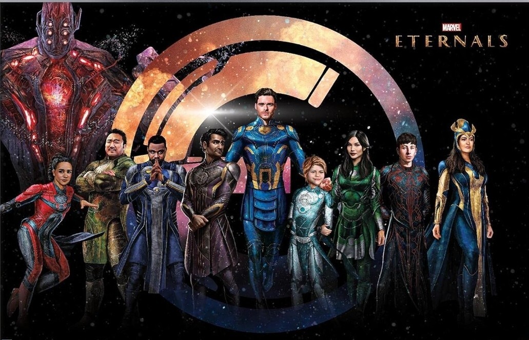 MARVEL COMICS THE ETERNALS GROUP POSTER NEW 22.375 X34