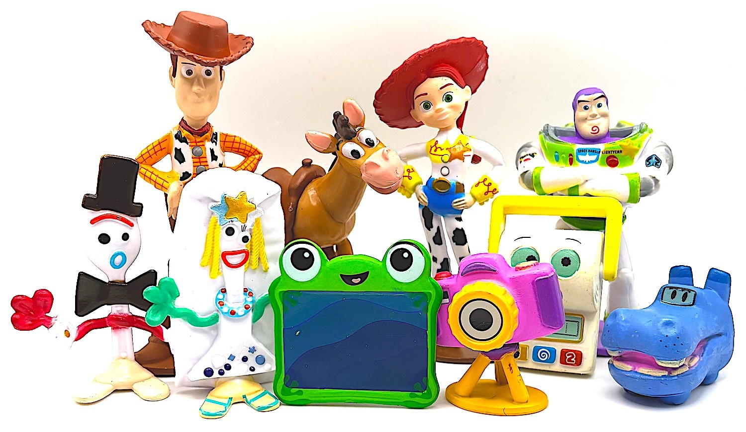 TOY STORY 5 Figure Play Set DISNEY Pixar PVC Lilypad JESSIE Woody BULLSEYE Forky