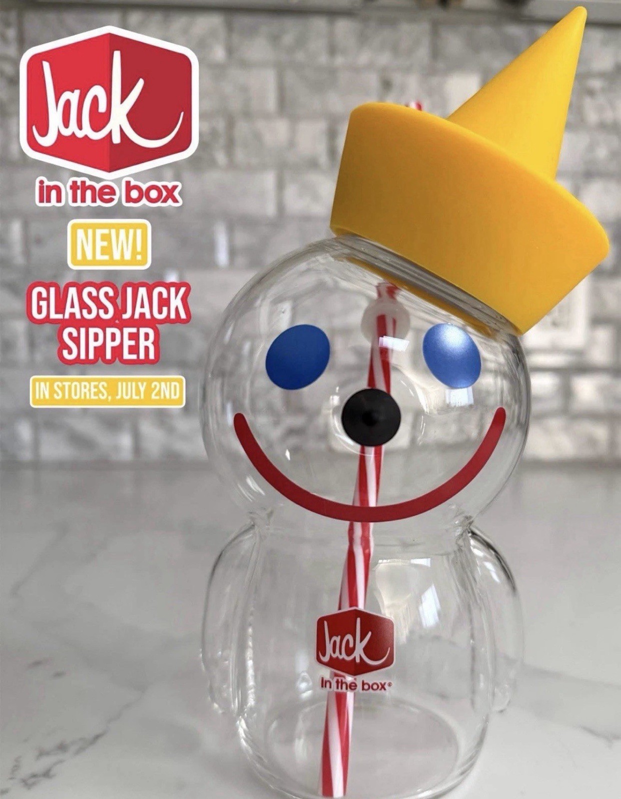 Jack in the Box LIMITED EDITION 2026 Glass Tumblr