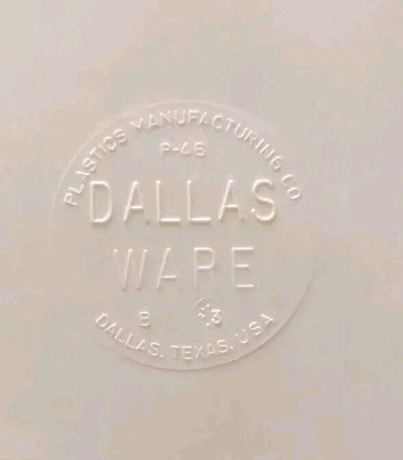 Melamine Sectional Divided Plate 11″ Dallas Ware P-54 Made In USA