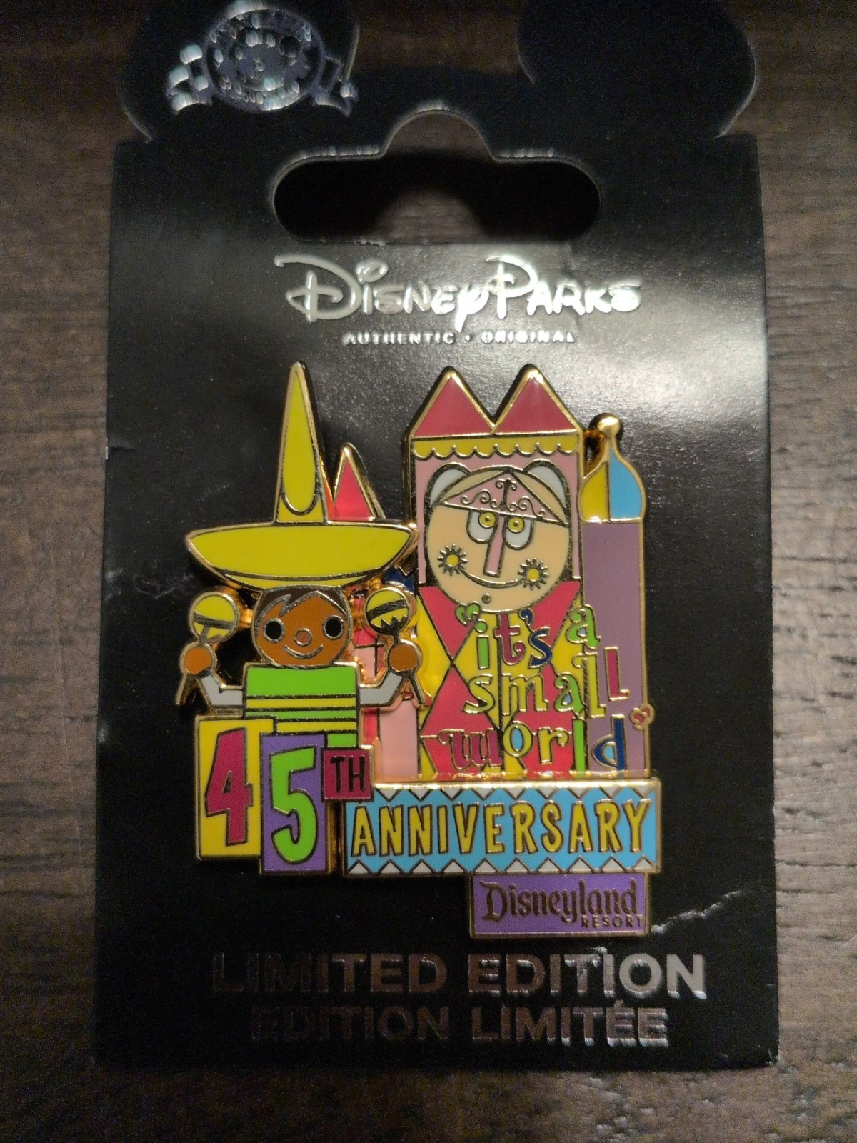 2011 Disney – It’s A Small World 45th Anniversary Pin LE 1000