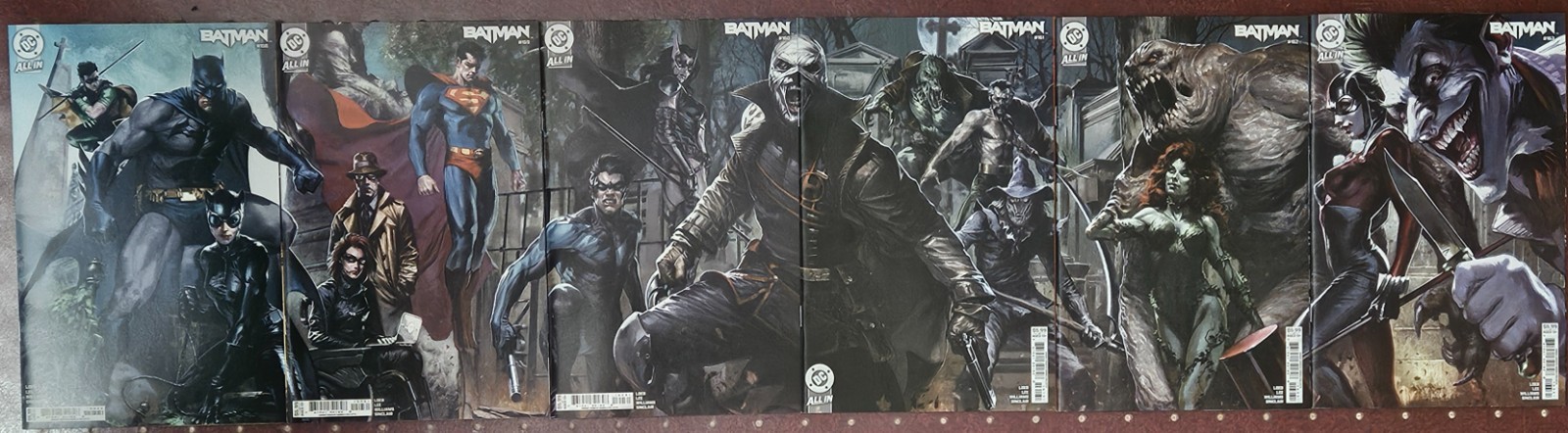 BATMAN #158-163 Gabrielle Dell’Otto Connecting H2SH HUSH2 Jim Lee SHIPS NOW