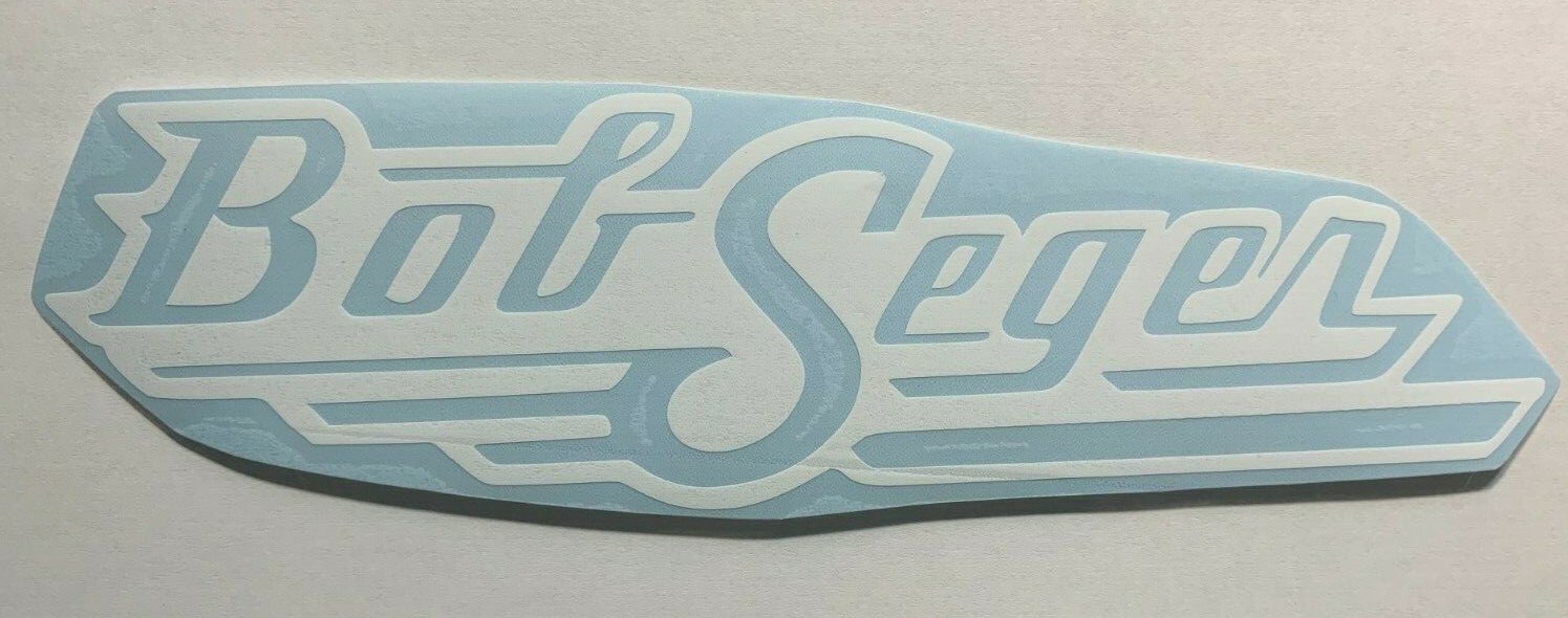 Bob Seger Logo Die Cut Vinyl Sticker Classic Punk Hard Rock Roll Metal Band